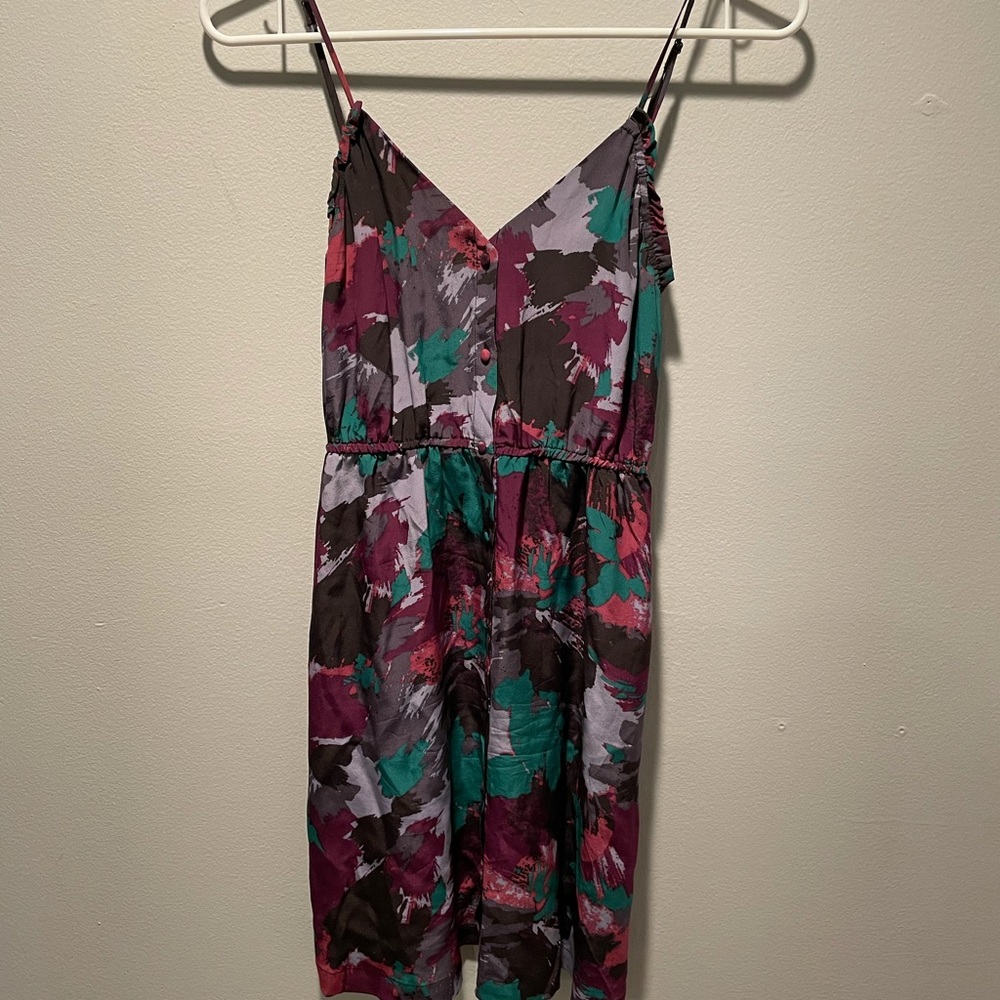 Urban Outfitters Ecote Brush Stroke Silk D…